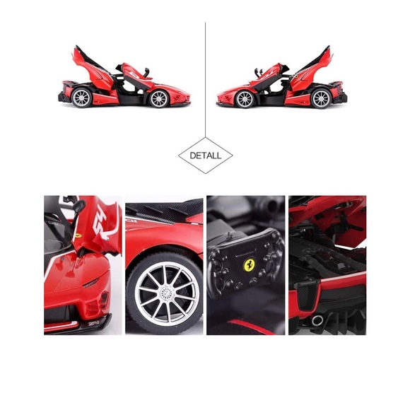 RASTAR RC Car Kits to Build, 1/18 Ferrari FXX-K EVO RC Car Assembly Building Kit - Picture 5 of 6